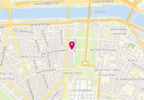 Plan de First City Conseils, 65 Rue Saint-Dominique, 75007 Paris
