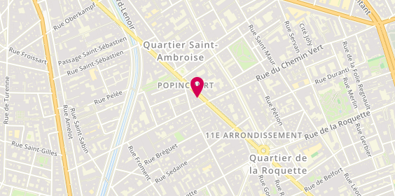 Plan de C & R Immobilier, 98 Boulevard Voltaire, 75011 Paris