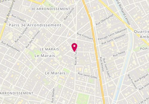 Plan de HAEZEBROUCK Catherine, 2 Rue du Roi Doré, 75003 Paris