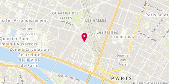 Plan de De Bazelaire Immobilier, 15 Halles, 75001 Paris