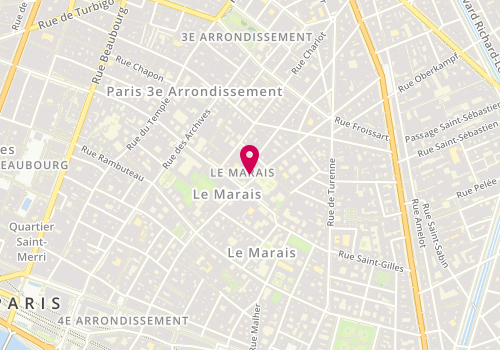 Plan de Villaret Immobilier, 97 Rue Vieille du Temple, 75003 Paris