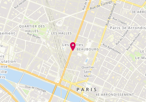Plan de Ukio | Furnished Rental Apartments | Paris, 22 Boulevard de Sébastopol, 75004 Paris