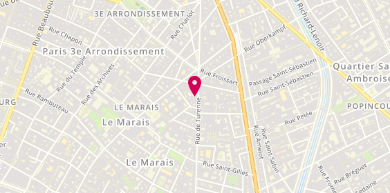 Plan de A Parisian Home, 89 Rue de Turenne, 75003 Paris