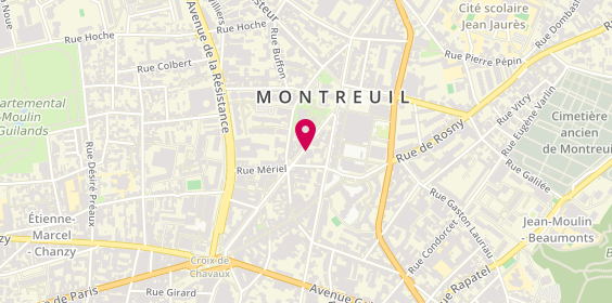Plan de Cabinet LOUIS-PORCHERET Montreuil - Transactions, 17 Boulevard Rouget de Lisle, 93100 Montreuil