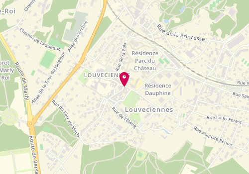 Plan de Agence les Trois Grilles , Rombaut Immobilier, 1 Rue du Professeur Tuffier, 78430 Louveciennes