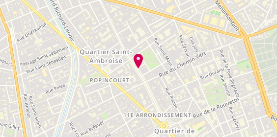Plan de Aire Immobilier, 36 Avenue Parmentier, 75011 Paris