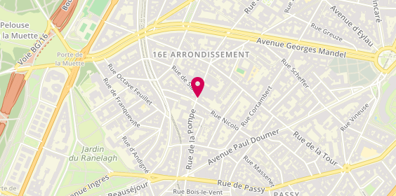 Plan de Alcione Immobilier, 42 Rue Pompe, 75116 Paris