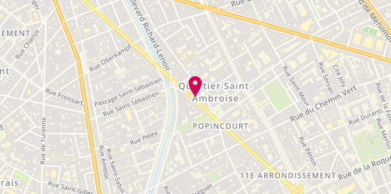 Plan de Laforêt Immobilier, 67 Boulevard Voltaire, 75011 Paris