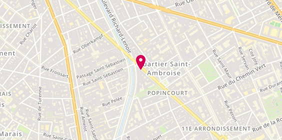 Plan de Le Réseau Immo, 62 Boulevard Voltaire, 75011 Paris