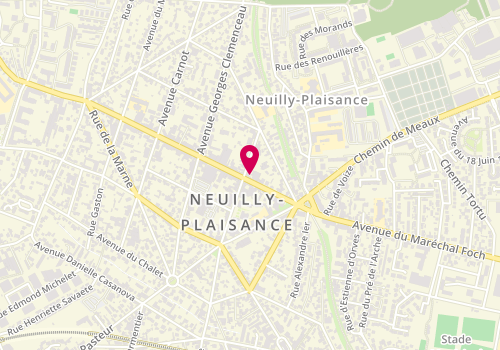 Plan de Koehler Immobilier Neuilly Plaisance, 53 avenue du Maréchal Foch, 93360 Neuilly-Plaisance