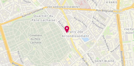 Plan de Atrium Immobilier Neuf, 5 Rue Ramus, 75020 Paris