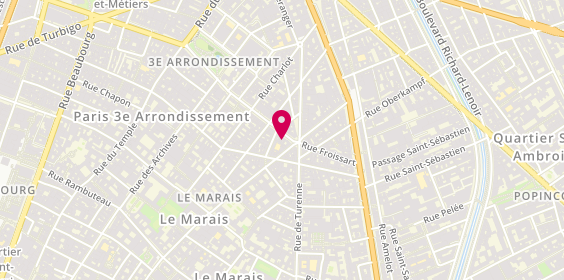 Plan de Junot, 5 Rue de Bretagne, 75003 Paris