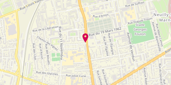 Plan de Orpi Agences No1, 79 Rue Paul et Camille Thomoux, 93330 Neuilly-sur-Marne