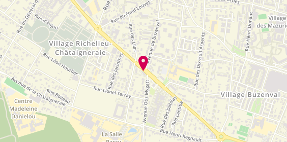 Plan de Reseau Agora Immobilier, 238 Route de l'Empereur, 92500 Rueil-Malmaison