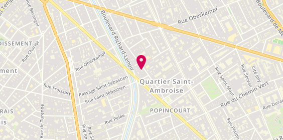 Plan de Groupe Lfb Immobilier, 25 - 27 Rue de la Folie Méricourt, 75011 Paris