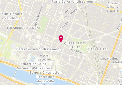 Plan de Kalos, 23 Rue Jean-Jacques Rousseau, 75001 Paris