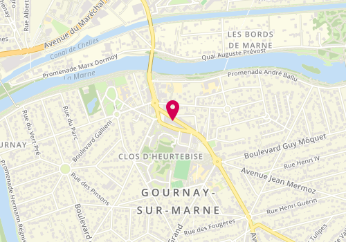 Plan de Cimm Immobilier, 6 avenue Paul Doumer, 93460 Gournay-sur-Marne