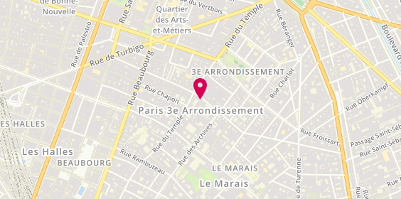 Plan de Sarah B Conseil Immobilier, 35 Pastourelle, 75003 Paris