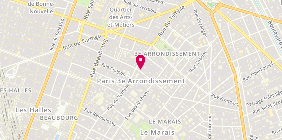 Plan de Padam Immo l'Immobilier, 44 Rue Pastourelle, 75003 Paris