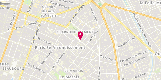 Plan de Agence immobilière Les Enfants Rouges - le Marais - 75003 - Paris 3ème, 44 Rue de Bretagne, 75003 Paris