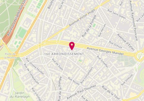 Plan de La Marque Immobilière, 76 Rue de la Pompe, 75116 Paris