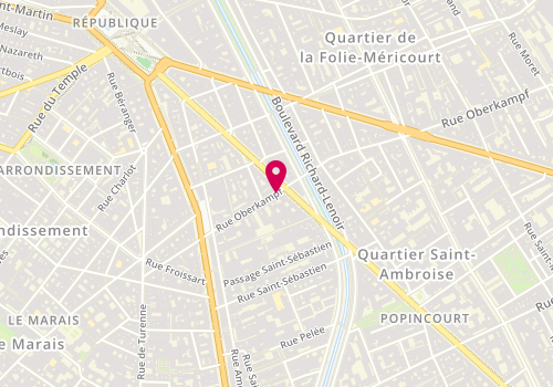 Plan de Marais Patrimoine, 26 Rue Oberkampf, 75011 Paris