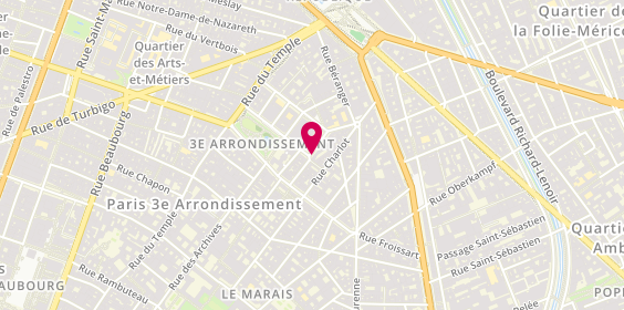 Plan de Saint Hilaire Marais, 22 Rue de Picardie, 75003 Paris