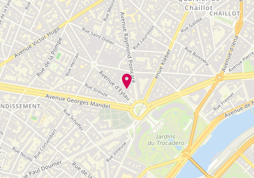 Plan de Fuzion Immobilier, 8 avenue d'Eylau, 75116 Paris