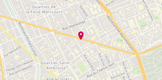 Plan de Atelier Immo, 81 Rue Saint-Maur, 75011 Paris