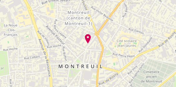 Plan de Theo Immobilier, 21 Boulevard Paul Vaillant Couturier, 93100 Montreuil