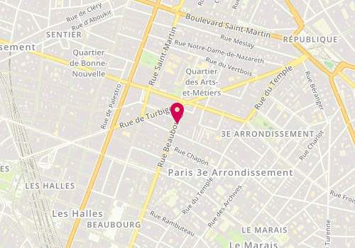 Plan de Le Vêtement Moderne, 84 Beaubourg, 75003 Paris
