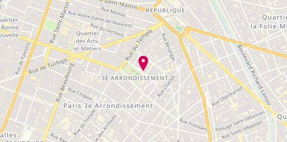 Plan de Balma Gestion, 10 Rue Perrée, 75003 Paris