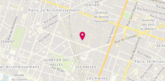Plan de Agence immobilière Paris Immobilier, 33 Rue Tiquetonne, 75002 Paris