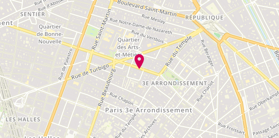 Plan de Agence immobilière Seine et Cité - Paris le Marais, 15 Rue Réaumur, 75003 Paris