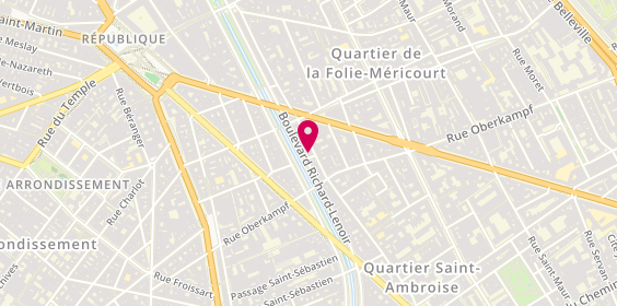 Plan de Albert Home, 120 Boulevard Richard-Lenoir, 75011 Paris