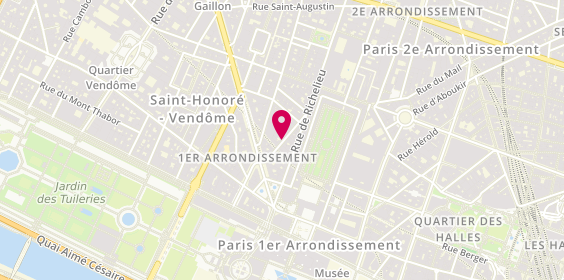 Plan de Onyx Immobilier, 13 Rue Molière, 75001 Paris