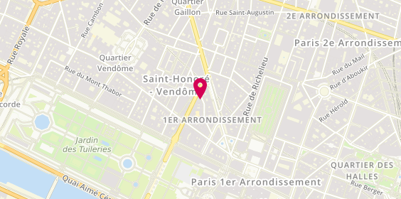 Plan de Oralia Fay & Cie, 15 Rue d'Argenteuil, 75001 Paris