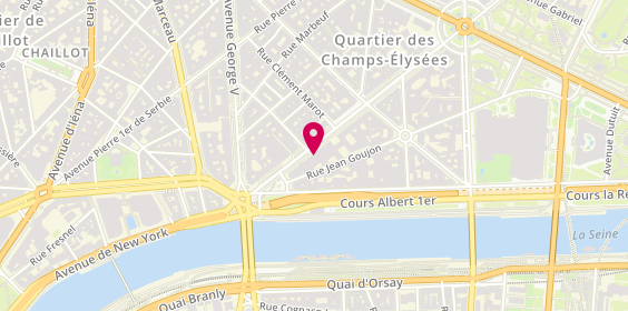 Plan de Institution Luxury Real Estate, 12 au 18
12 Avenue Montaigne, 75008 Paris