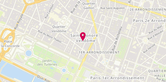 Plan de Arlincourt, 14 Rue de la Sourdière, 75001 Paris