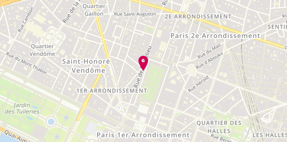 Plan de A1 Palais Royal Immobilier, 38 Rue de Richelieu, 75001 Paris