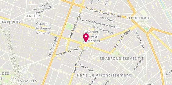 Plan de Aximonial - Société de gestion immobilière, 55 rue de Turbigo, 75003 Paris