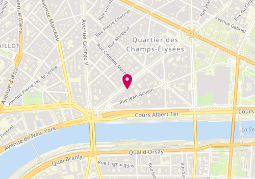 Plan de Ronteix Montaigne Immobilier, 16 avenue Montaigne, 75008 Paris