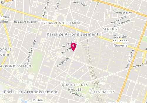 Plan de Argout, 58 Rue d'Argout, 75002 Paris