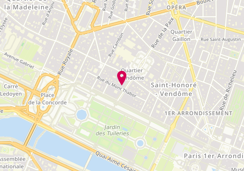 Plan de EMPORIO ESTATE GROUP - Immobilier et services internationaux, 5 Rue de Castiglione, 75001 Paris