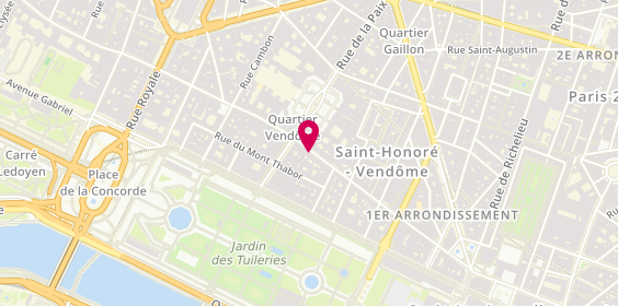 Plan de Garett Immobilier, 231 Rue Saint-Honoré, 75001 Paris