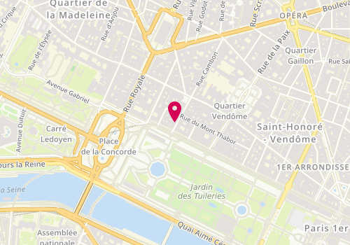 Plan de Immobiliere Cambon, 3 Rue Cambon, 75001 Paris