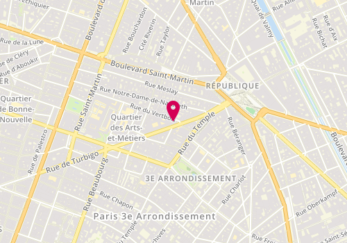 Plan de Stéphane Plaza Immobilier, 75 rue de Turbigo, 75003 Paris