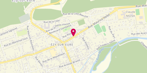Plan de La Résidence, 21 Rue Maurice Elet, 27530 Ézy-sur-Eure