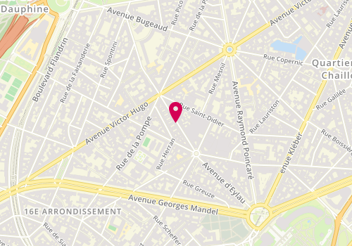 Plan de Stim(Societe de Transactions Immobilieres et Marchand de Biens), 23 Rue des Belles Feuilles, 75116 Paris