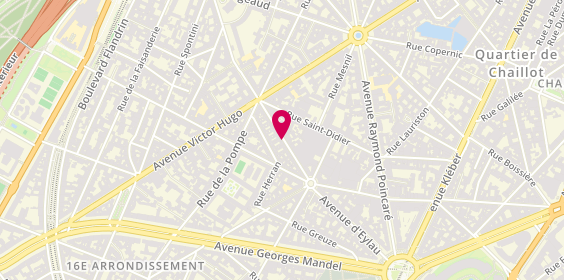 Plan de Agence Immobilière Trocadéro, 23 Rue des Belles Feuilles, 75116 Paris